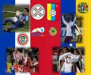 yapboz Paraguay - Venezuela, yarı finalde, Copa América Arjantin 2011